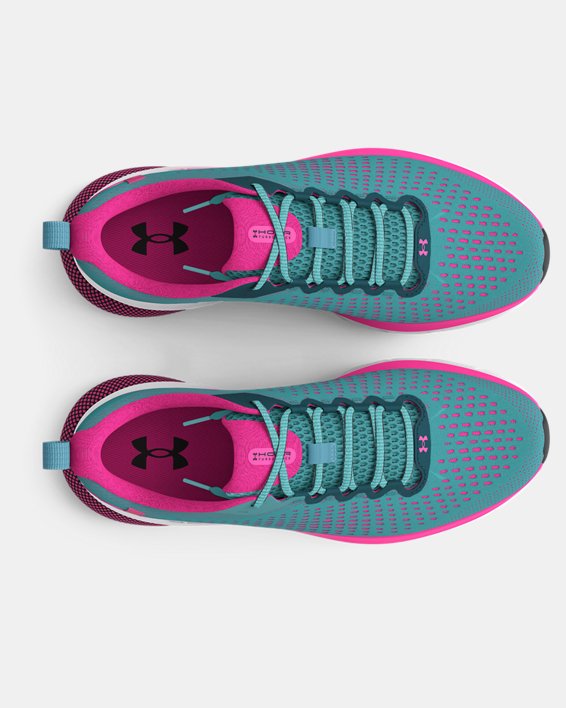 Women's UA HOVR™ Turbulence Running Shoes in Blue image number 2